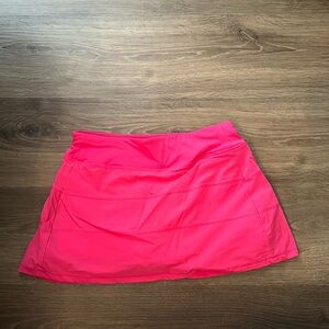 Pink athletic Tennis skirt